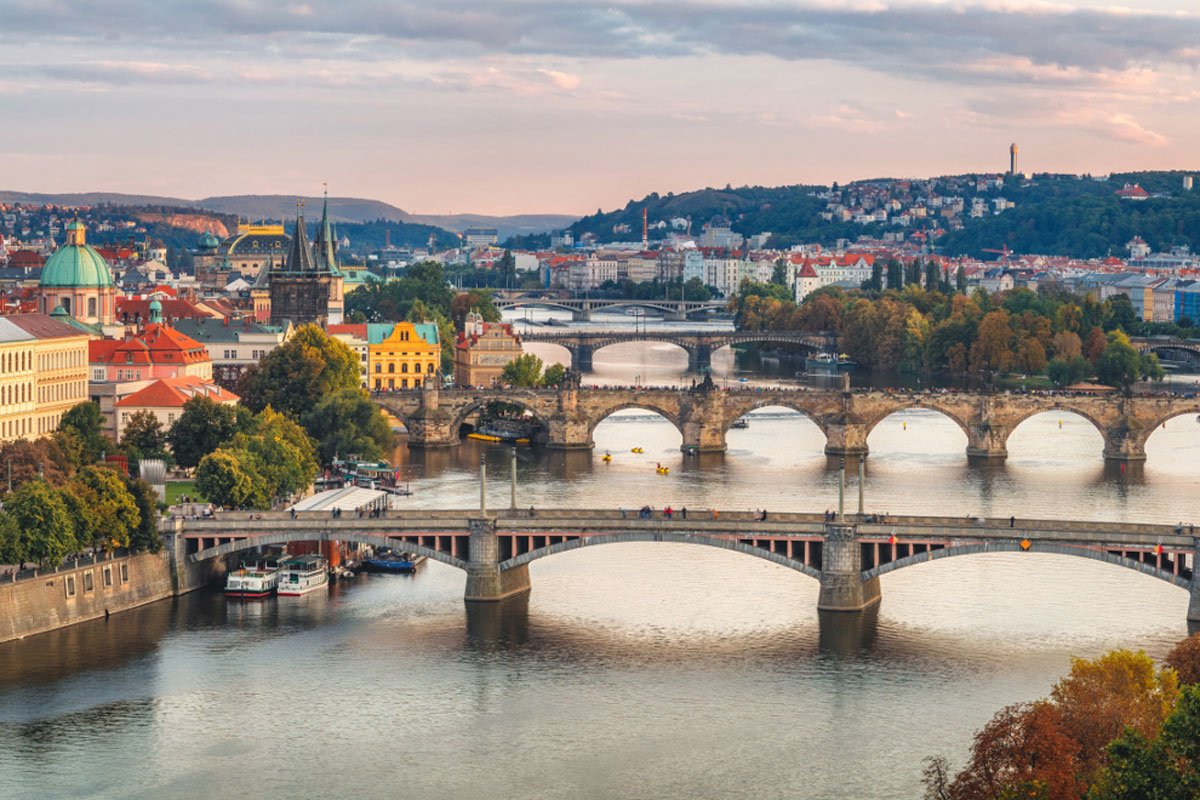 atardecer letna park mejores parques en Praga Viadrina Tours