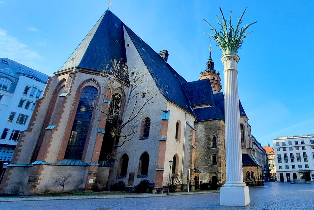 Iglesia san nicolas LEipzig Alemania Germany Viadrina Tours