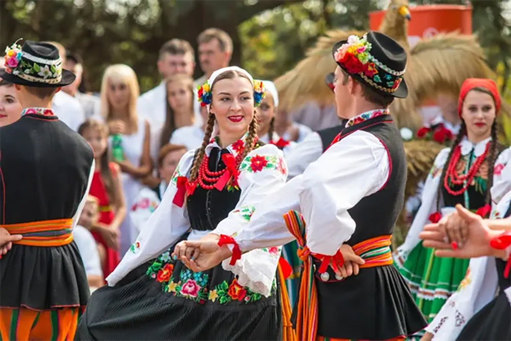 Trajes folclóricos polacos 